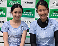 女子ダブルス優勝